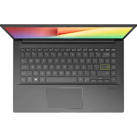 Laptop ultraportabil ASUS Vivobook 14 K413EA cu procesor Intel® Core™ i5-1135G7, 14", Full HD, 16GB, 512GB SSD, Intel Iris Xᵉ Graphics, No OS, Indie Black