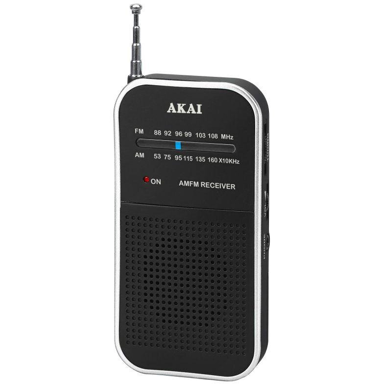 Radio portabil Akai APR-350, AM/FM, Negru