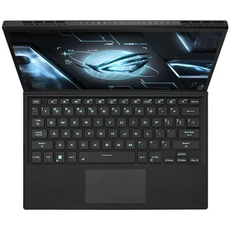 Laptop Gaming ASUS ROG Flow Z13 GZ301ZE cu procesor Intel® Core™ i9-12900H, 13.4", WQUXGA, 16GB, 1TB SSD, NVIDIA® GeForce RTX™ 3050 Ti 4GB, Windows 11 Home, Black
