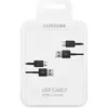 Cablu de date Samsung, 2 x Cable USB Type C, 1.5m, Black
