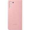 Husa de protectie Samsung Smart Clear View Cover pentru Galaxy S21 Plus, Pink