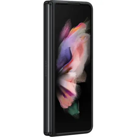 Husa de protectie Samsung Silicone Cover pentru Galaxy Z Fold3, BLACK