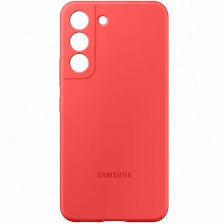 Carcasa Silicon Cover pentru SAMSUNG Galaxy S22, Coral