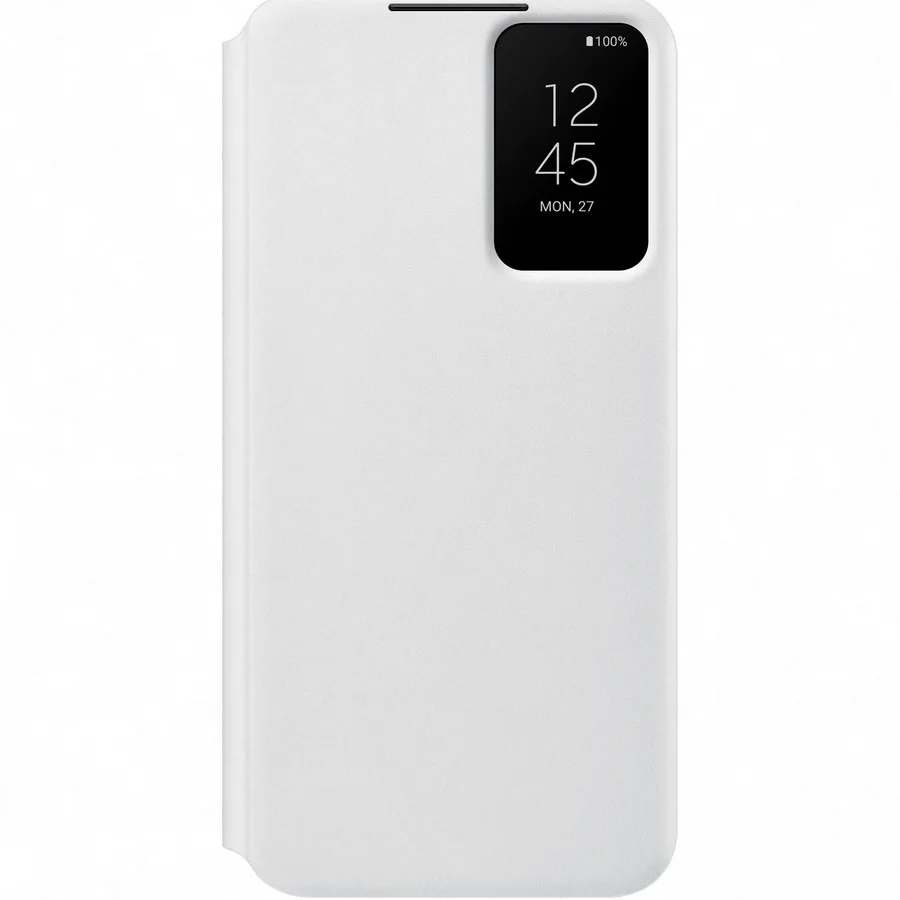 Husa de protectie Samsung Smart Clear View Cover pentru Galaxy S22 PLUS, White