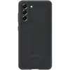 Husa de protectie Samsung Silicone Cover pentru Galaxy S21 FE, Dark Gray