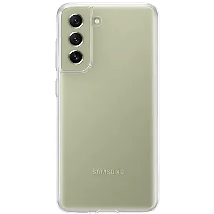 Husa de protectie Samsung Premium Clear Cover pentru Galaxy S21 FE (G990), Transparent