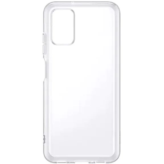 Husa de protectie Samsung Soft Clear Cover pentru Galaxy A03s, Transparent