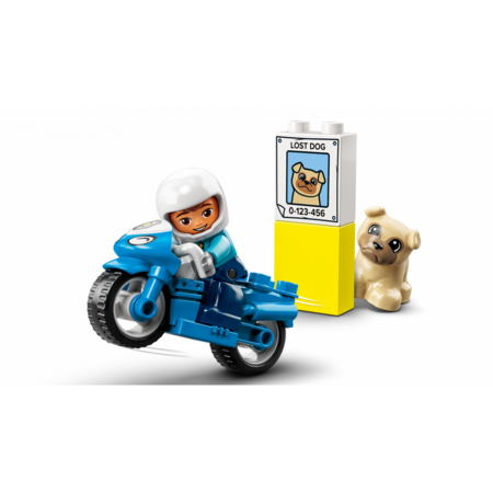 LEGO DUPLO Motocicleta de politie pentru salvare 10967, 5 piese