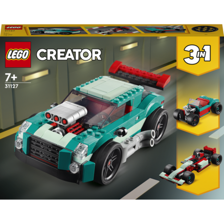 LEGO Creator 3 in 1  Masina de curse pe sosea 31127, 258 piese