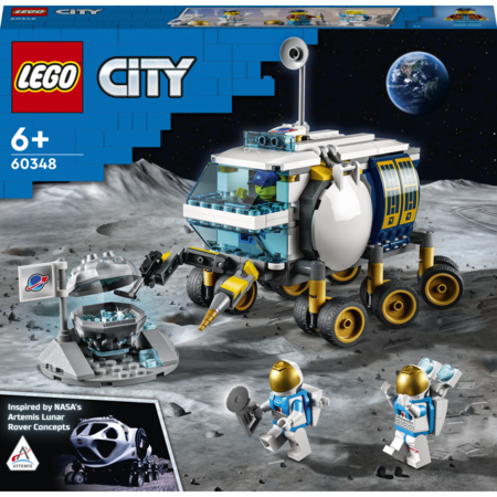 LEGO City Vehicul de recunoastere selenara 60348, 6 ani+, 275 piese