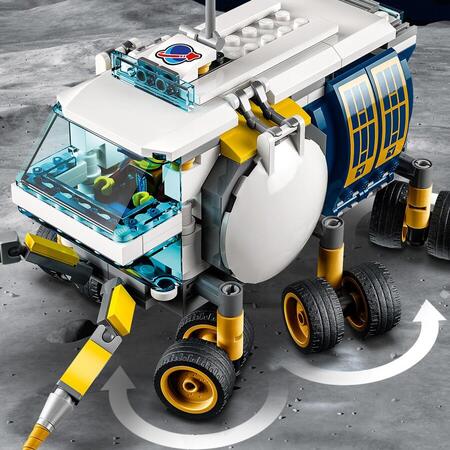 LEGO City Vehicul de recunoastere selenara 60348, 6 ani+, 275 piese
