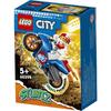 LEGO City Stuntz  Motocicleta de cascadorie-racheta 60298, 14 piese