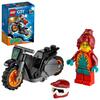 LEGO City Motocicleta de cascadorie pentru pompieri 60311, 5 ani+, 11 piese