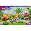 LEGO Friends Piata cu mancare stradala 41701, 6 ani+, 592 piese