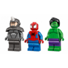 LEGO Marvel Confruntarea dintre Hulk si Masina Rinocer 10782, 4 ani+, 110 piese