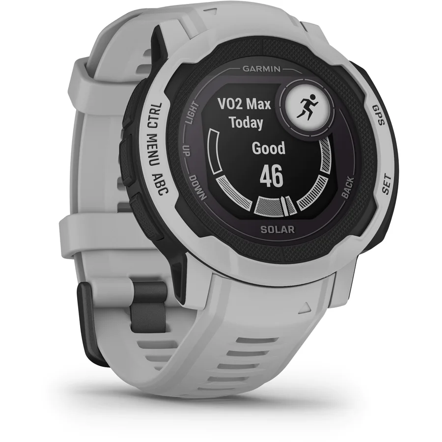 Ceas Smartwatch Garmin Instinct 2, 45mm, Solar, Mist Gray