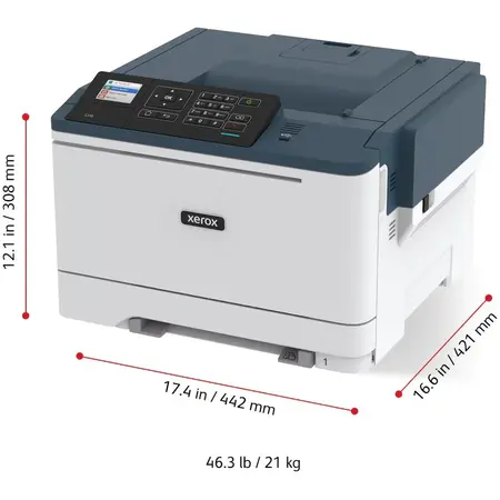 Imprimanta laser color Xerox C310V-DNI, Retea, Wireless, Duplex, A4