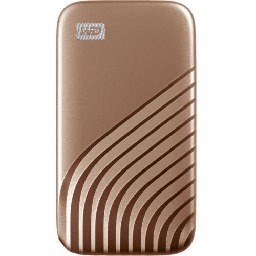 SSD Extern WD My Passport™ 500GB, USB 3.2 Gen2 Type-C/A, NVMe, Gold