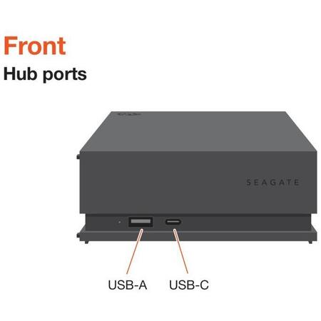 Hard disk extern Seagate FireCuda Gaming Hub 8TB USB 3.2 Black