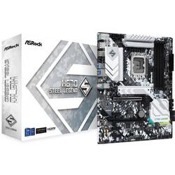 ASROCK Placa de baza H670 STEEL LEGEND D4, LGA 1700