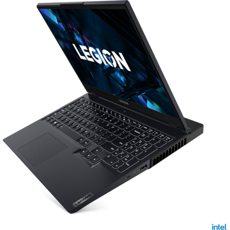 Laptop Lenovo Gaming 15.6'' Legion 5 15ITH6H, FHD IPS 165Hz G-Sync, Procesor Intel® Core™ i5-11400H (12M Cache, up to 4.50 GHz), 16GB DDR4, 512GB SSD, GeForce RTX 3060 6GB, No OS, Phantom Blue