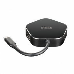 Hub D-Link DUB-M420, Type C to HDMI, USB 3.0, UBS Type C
