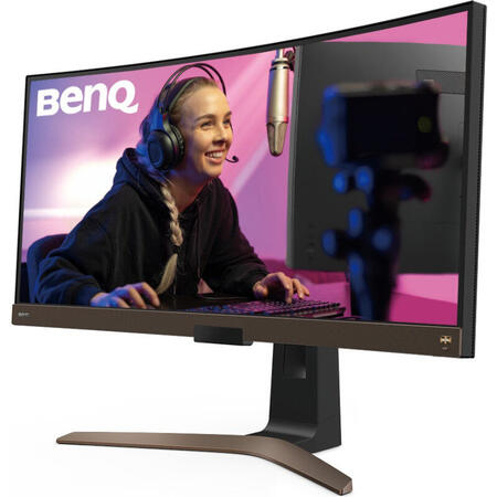 Monitor LED BenQ EW3880R Curbat 37.5 inch UWQHD+ IPS 4 ms 60 Hz HDR USB-C