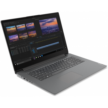 Laptop Lenovo V17 G2 ITL cu procesor Intel Core i5-1135G7, 17.3", Full HD, 8GB, 512GB SSD, Intel Iris Xe Graphics, Windows 10 Pro, Iron Grey