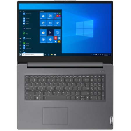 Laptop Lenovo V17 G2 ITL cu procesor Intel Core i5-1135G7, 17.3", Full HD, 8GB, 512GB SSD, Intel Iris Xe Graphics, Windows 10 Pro, Iron Grey