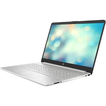 Laptop HP 15s-eq2005nq cu procesor AMD Ryzen 7 5700U, 15.6", Full HD, 8GB, 256GB SSD, AMD Radeon Integrated Graphics, Windows 11 Home, Natural Silver