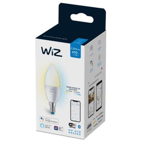 BEC LED WiZ WHITES C37  E14 4.9W