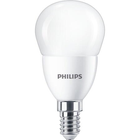 Pachet 2 becuri LED P48, EyeComfort, E14, 7W (60W), 806 lm, lumina alba calda (2700K)