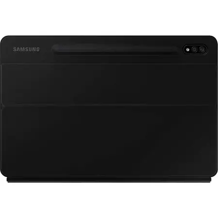 Husa tip Book Cover cu tastatura Samsung Galaxy Tab S7 11.0 (T870) - Negru