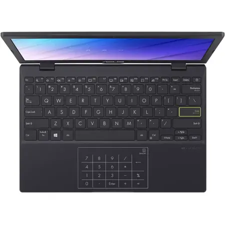 Laptop ultraportabil ASUS E210MA cu procesor Intel® Celeron® N4020, 11.6", HD, 4GB, 128GB eMMC, Intel® UHD Graphics 600, Windows 11 Home S, Star Black