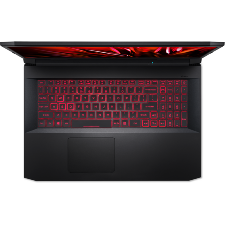 Laptop Acer Gaming 17.3'' Nitro 5 AN517-54, FHD IPS 144Hz, Procesor Intel® Core™ i7-11800H (24M Cache, up to 4.60 GHz), 16GB DDR4, 512GB SSD, GeForce RTX 3070 8GB, No OS, Shale Black