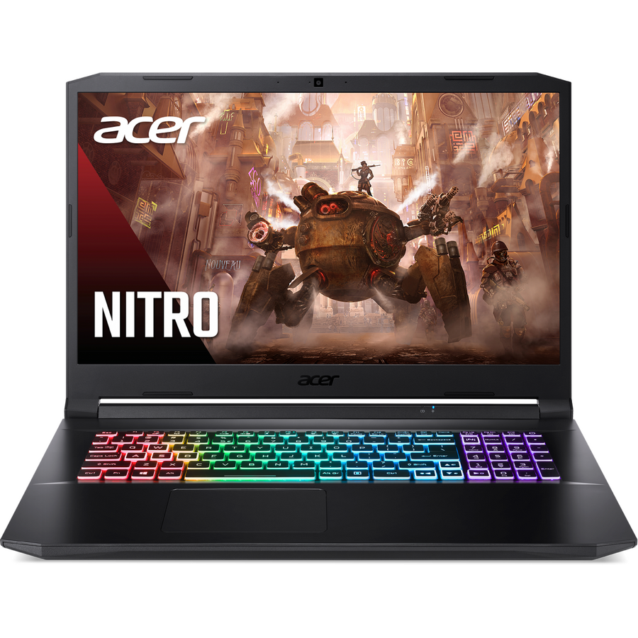 Laptop Acer Gaming 17.3&#039;&#039; Nitro 5 An517-41, Fhd Ips 144hz, Procesor Amd Ryzen™ 9 5900hx (16m Cache, Up To 4.6 Ghz), 16gb Ddr4, 1tb Ssd, Geforce Rtx 3070 8gb, No Os, Shale Black