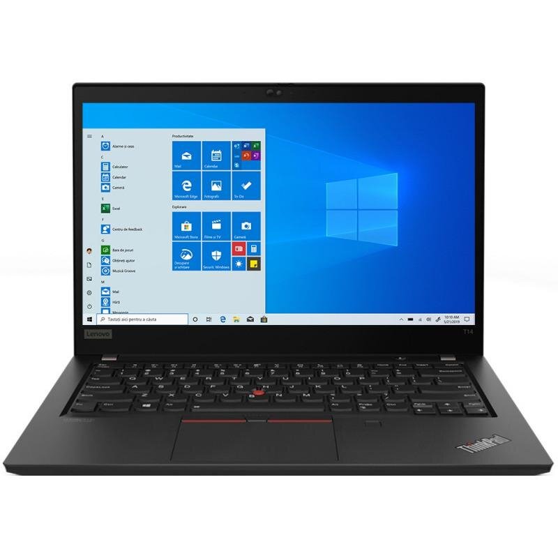 Laptop Lenovo 14&#039;&#039; Thinkpad T14 Gen 2, Fhd Ips, Procesor Amd Ryzen™ 7 Pro 5850u (16m Cache, Up To 4.4 Ghz), 16gb Ddr4, 512gb Ssd, Radeon, Win 10 Pro, Black
