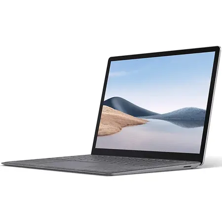 Laptop ultraportabil Microsoft Surface 4 cu procesor AMD Ryzen 5 4680U, 13.5", 2256 x 1504, AMD Radeon Graphics, Windows 10 Home, Platinum Silver