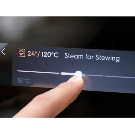 Cuptor incorporabil EOA9S31WZ, Electric, 70 l, Multifunctional, Control touch, SteamPro, SousVide, Convectie, WiFi, Steamify, Grill, Clasa A++, Negru