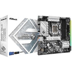 ASROCK Placa de baza B660M STEEL LEGEND D4 LGA 1700