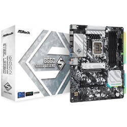 ASROCK Placa de baza B660 STEEL LEGEND D4 LGA 1700