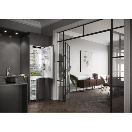 Combina frigorifica incorporabila ICNdi 5153, 254 L, Clasa D, EasyFresh, NoFrost, SuperSilent, display Touch, DuoCooling