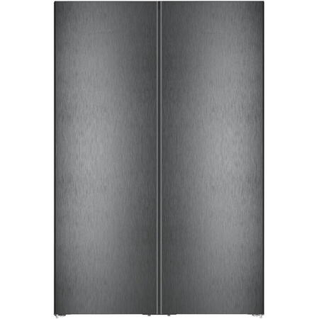 Side by side XRFbd 5220, Clasa E, NoFrost, EasyFresh, BlackSteel