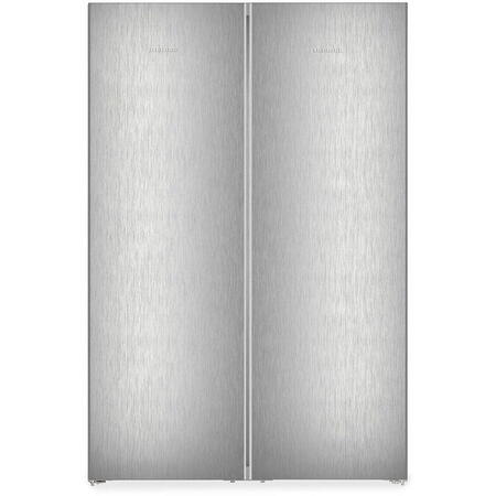 Side by side XRFsf 5220, Clasa E, Iluminare LED, NoFrost, EasyFresh, H 185.5 cm, Inox