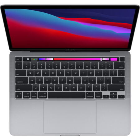 Laptop Apple 13.3'' MacBook Pro 13 Retina with Touch Bar, Apple M1 chip (8-core CPU), 16GB, 512GB SSD, Apple M1 8-core GPU, macOS Big Sur, Space Grey, US keyboard, Late 2020