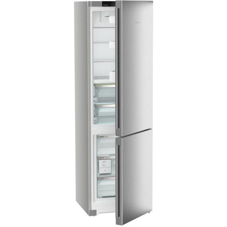 Combina frigorifica CBNsfd 5723, 60 cm, 360 L, NoFrost, DrySafe, Fresh Air, BioFresh, SmartDeviceBox, Clasa D, Inox