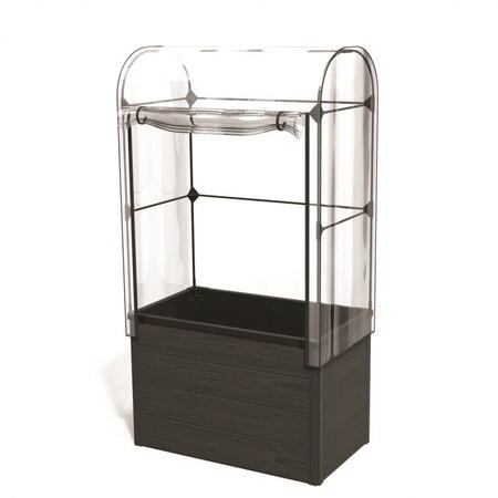 Jardiniera gri cu sera Maple