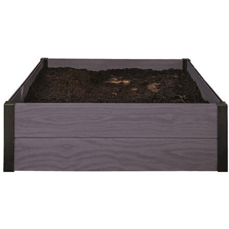 Jardiniera patrata gri Maple