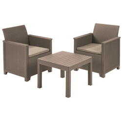 Keter Set mobilier gradina 2 locuri cappuccino Emma