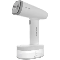 Black+Decker Aparat de calcat vertical BXGS1600E, 1600W, jet de abur 25g/min, Alb